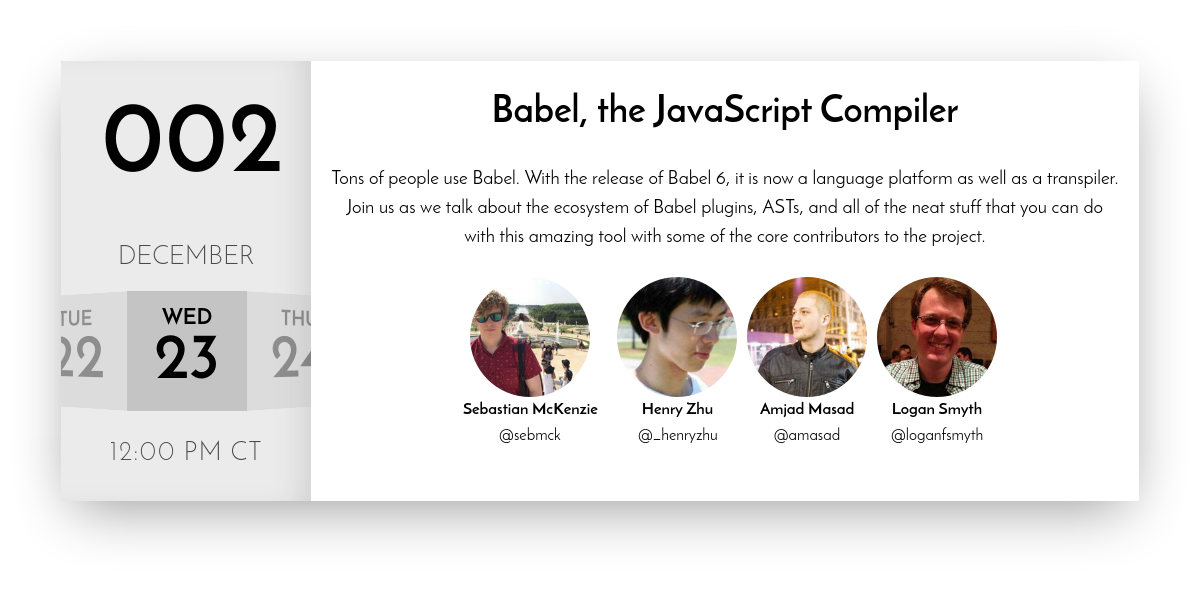 Babel, the JavaScript Compiler