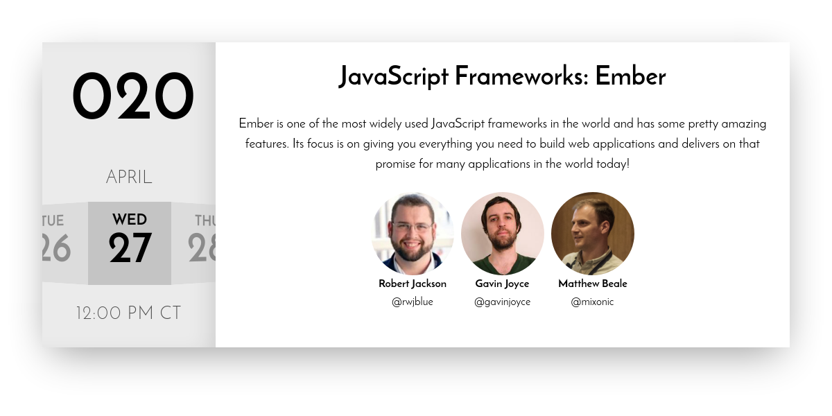 Javascript Air Javascript Frameworks Ember - 